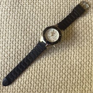 MICHELE black Tahitian jelly watch